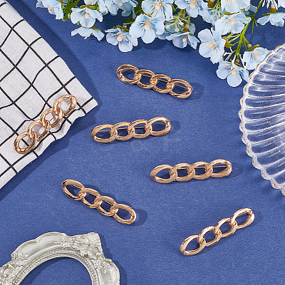 6Pcs Chain Shape Alloy Adjustable Jean Pins AJEW-GF0009-70LG-1