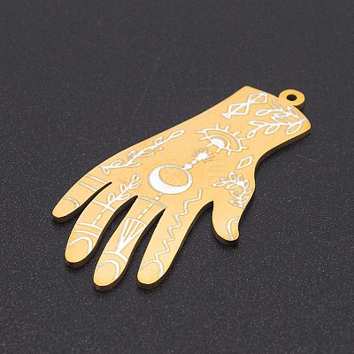 201 Stainless Steel Pendants STAS-S105-LA246-1