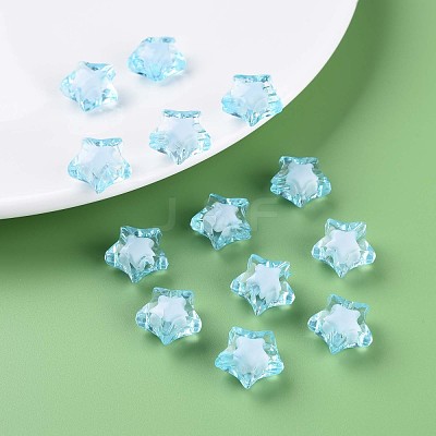 Transparent Acrylic Beads TACR-S152-02A-754-1
