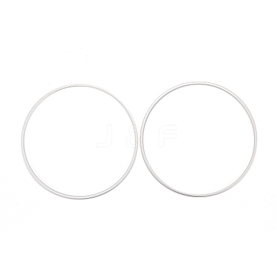 Brass Linking Rings KK-Y003-03M-S-1