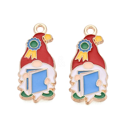 Alloy Enamel Pendants ENAM-Q004-02KCG-02-1