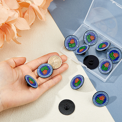 10Pcs Dumpster Fire Response Team Leader Alloy Lapel Pin Backs for Backpack Clothes JEWB-DC0001-36-1