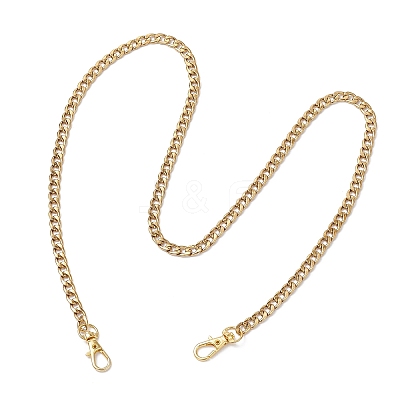 3Pcs 3 Sizes 304 Stainless Steel Curb Chain Purse Chains AJEW-BA00160-1