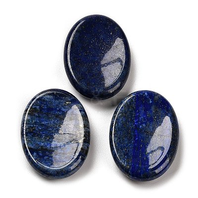 Natural Lapis Lazuli Oval Worry Stone G-R487-01I-1