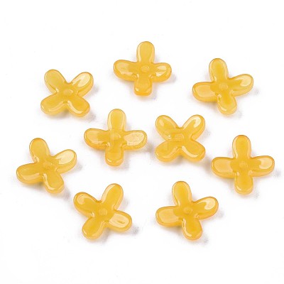 Spray Painted Glass Beads GLAA-N035-012-A03-1