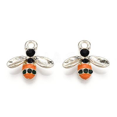 Alloy Enamel Pendants PALLOY-T056-49A-1