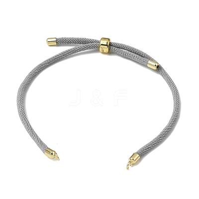 3MM Adjustable Round Nylon Braided Cord Bracelet Making FB-CBAA152-04G-32-1