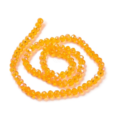 Electroplate Glass Beads Strands EGLA-A034-T1mm-L11-1