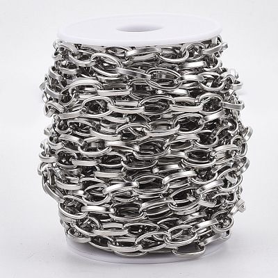 Tarnish Resistant 304 Stainless Steel Cable Chains STAS-R100-31-1