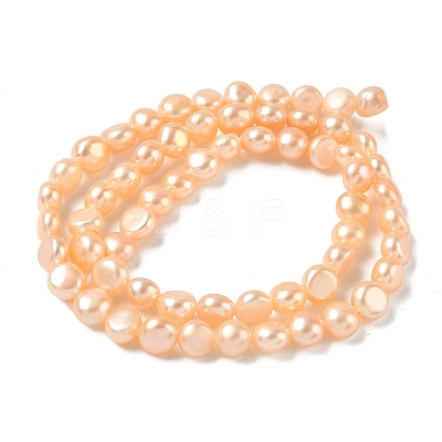 Natural Cultured Freshwater Pearl Beads Strands PEAR-C004-21B-1