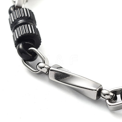 201 Stainless Steel Link Chain Bracelets BJEW-Z023-02C-1