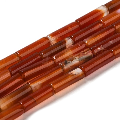 Natural Agate Beads Strands G-E612-B13-G-1