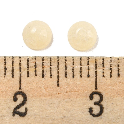 Natural White Jade Dyed Cabochons G-H309-03-24-1