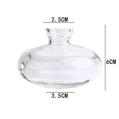 Glass Vases LS-PW-WG51C8B-01-1