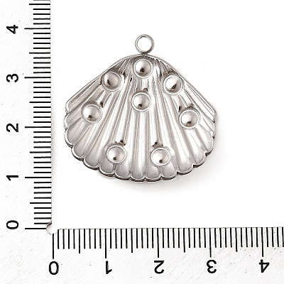 304 Stainless Steel Pendants STAS-Z149-09P-1