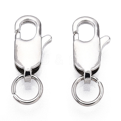 Grade AAA Brass Lobster Claw Clasps KK-O093-32P-NR-1
