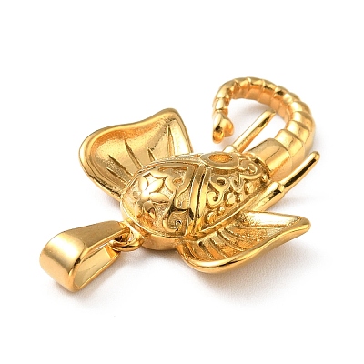PVD Vacuum Plating 304 Stainless Steel Pendants STAS-D182-15G-1