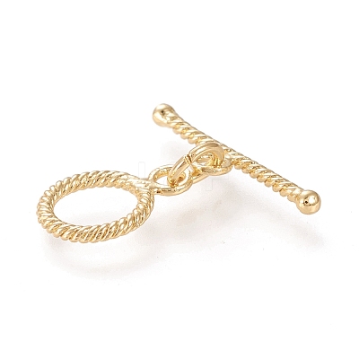 Brass Toggle Clasps KK-M108-E01-1