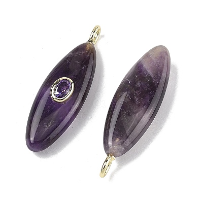 Natural Amethyst Pendants G-D357-01B-1