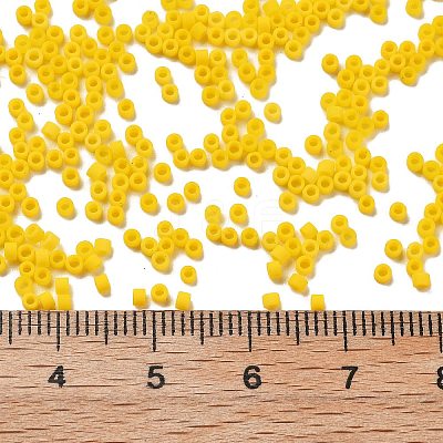Frosted Colours Glass Seed Beads SEED-H003-06D-1