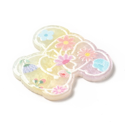 Printed Opaque Acrylic Pendants SACR-G031-01E-1