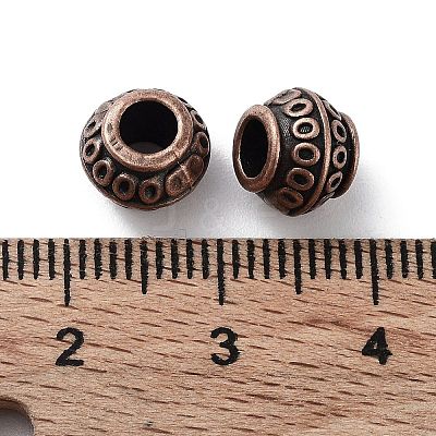 Tibetan Style Alloy Beads X-FIND-Q094-38R-1
