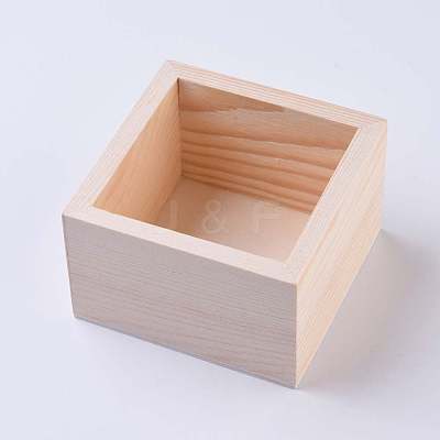 Wooden Storage Box OBOX-WH0004-02A-1
