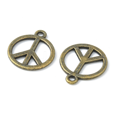 Tibetan Style Alloy Pendants TIBEP-K67-AB-NR-1