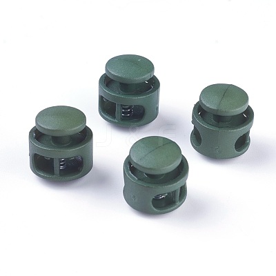 Plastic Spring Cord Locks FIND-WH0039-01J-1
