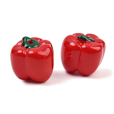 Opaque Resin Imitation Vegetable Beads RE-CBAC4C7-01B-1