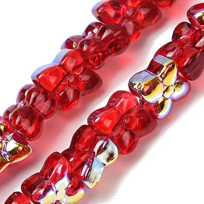 Transparent Glass Beads Strands GL-CBAAE04-02-1