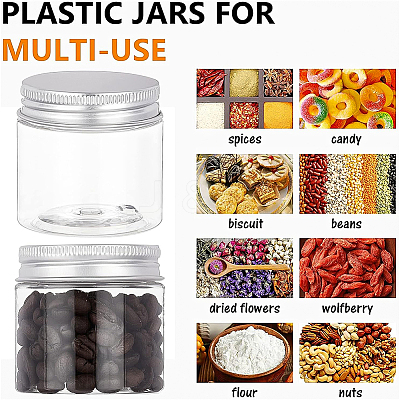 Transparent Plastic Bead Containers CON-BC0004-87-1