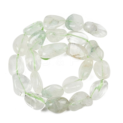 Natural Green Quartz Beads Strands GG-CBA3D9B-08-1