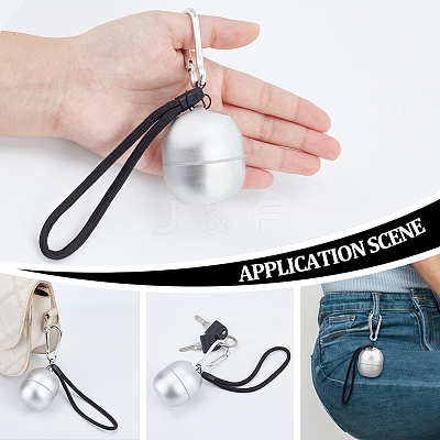 Aluminium Alloy Keychain AJEW-WH0561-90A-02-1