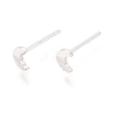 925 Sterling Silver Stud Earrings STER-N017-12C-S-1