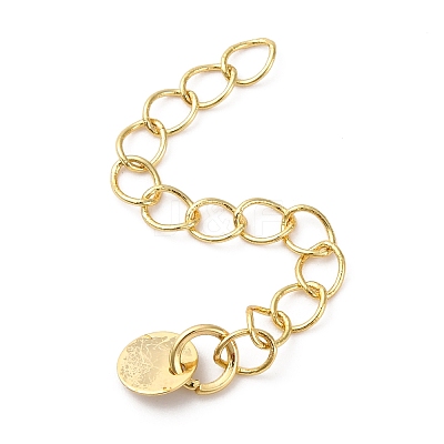Brass Ends with Chain KK-D378-09G-02-1