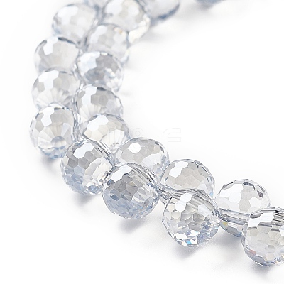 Transparent Glass Beads Strands GLAA-G096-01-1