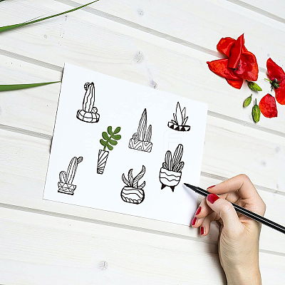 4Pcs 4 Style 304 Stainless Steel Cutting Dies Stencils DIY-BC0003-56-1