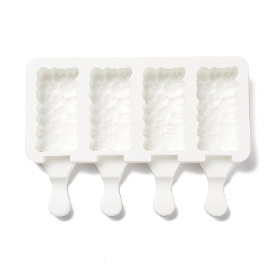 Food Grade DIY Rectangle Ice-cream Silicone Molds LS-DIY-D062-03B-1