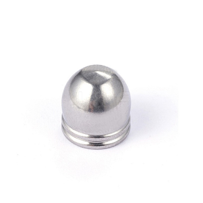 Tarnish Resistant 304 Stainless Steel Cord End Caps STAS-P223-20P-02-1