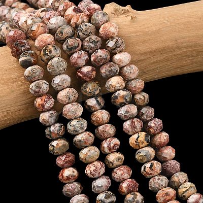 Natural Leopard Skin Jasper Beads Strands G-D344-A24-1