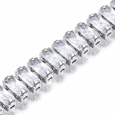 Cubic Zirconia Classic Tennis Bracelet ZIRC-S067-073A-NF-1