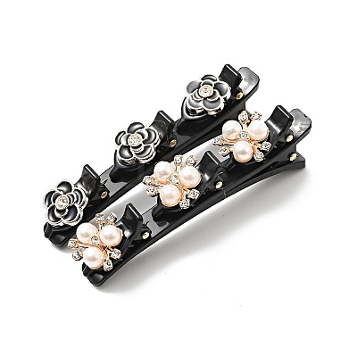 Fashion Double Layer Plastic Alligator Hair Clips Sets PHAR-P005-24-1