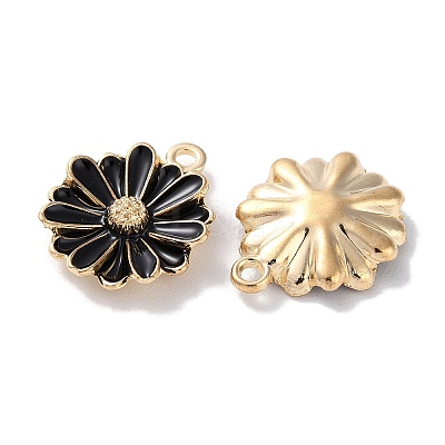 Alloy Enamel Pendants ENAM-O001-07E-G-1