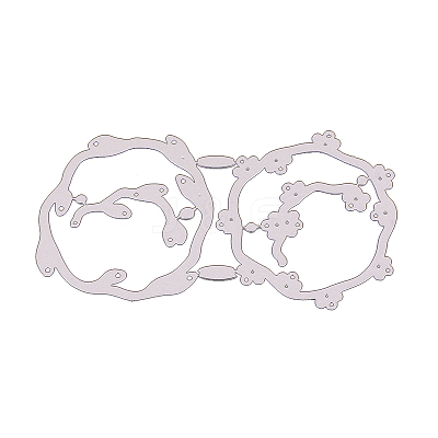Carbon Steel Cutting Dies Stencils DIY-F032-43-1
