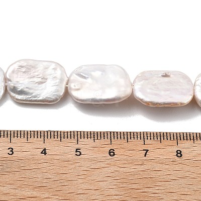 Natural Baroque Keshi Pearl Beads Strands PEAR-P064-01F-06A-1
