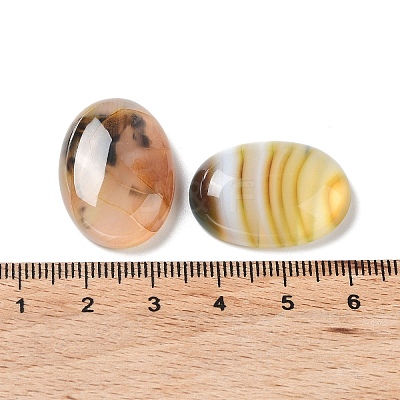 Natural Striped Agate/Banded Agate Cabochons G-H296--01D-04-1