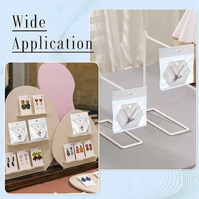 40Pcs Paper Jewelry Display Cards CDIS-FS0001-32B-1