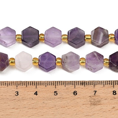Natural Amethyst Beads Strands G-F833-B08-01-1