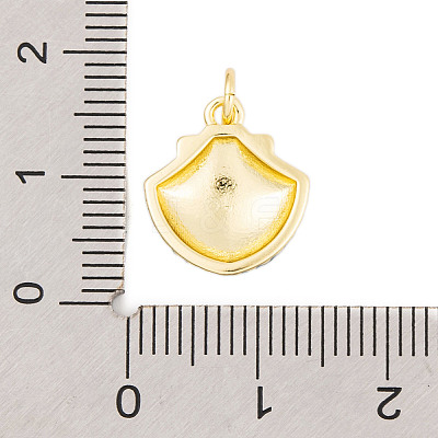 Rack Plating Brass Enamel Pendants X-KK-P269-09G-02-1
